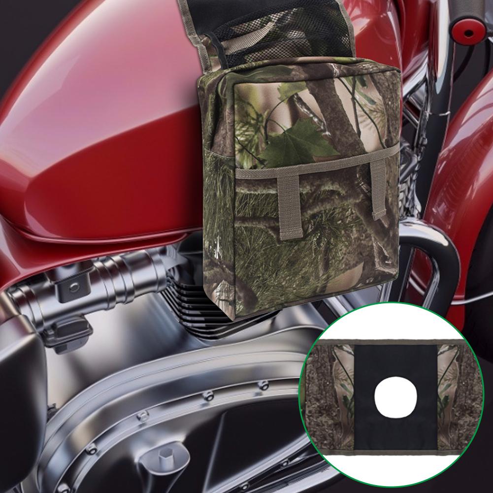 ATV UTV Motorrad Camouflage Tasche Hohe Kapazität Motorrad Touring Satteltasche Leinwand Wasserdichte Fahrrad Aufbewahrungstasche Tank