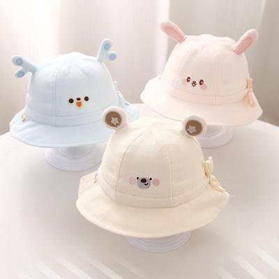Cute Animal Children's Sun Protection Bucket Hat for Boys and Girls - Adorable Spring Fisherman Hat for Small Children