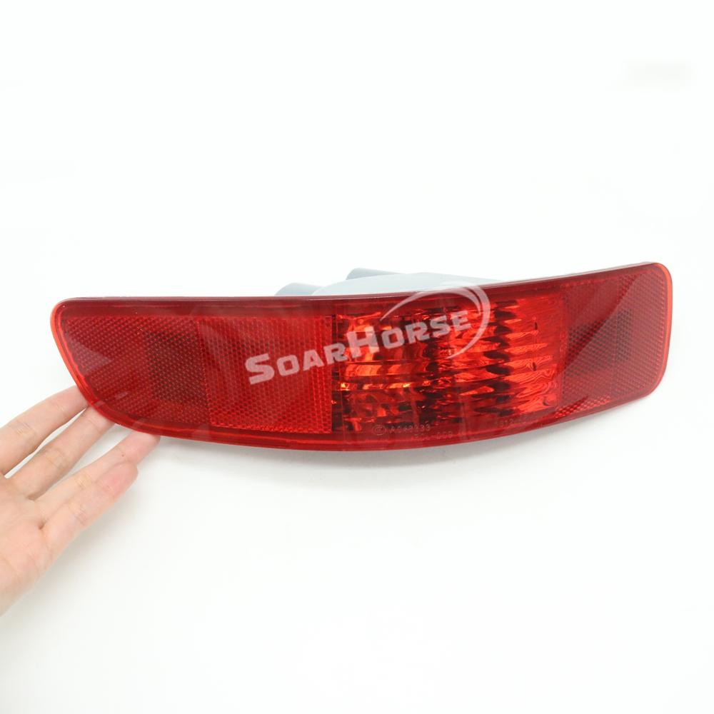Car Rear Bumper Reflector Fog Light Tail Brake Lamp For Peugeot 4007 For Citroen C-crosser 2007 2008 2009 2010 2011 2012