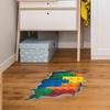 Self-adhesive 3D Wall Stickers Colorful Building Blocks Breaking Through Wall for Kids Room Playroom Home Decor