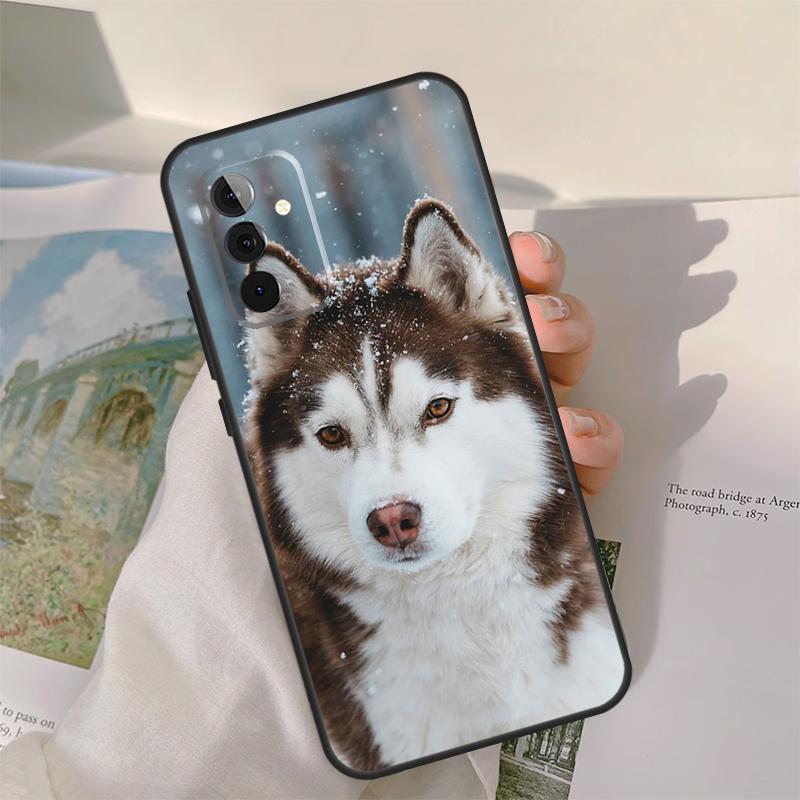 

Animal Wolf Dog Husky Case For Samsung Galaxy A13 A33 A53 A34 A54 A14 A15 A16 A26 A36 A56 A12 A32 A52 A06 A35 A55 Samsung A73 5G