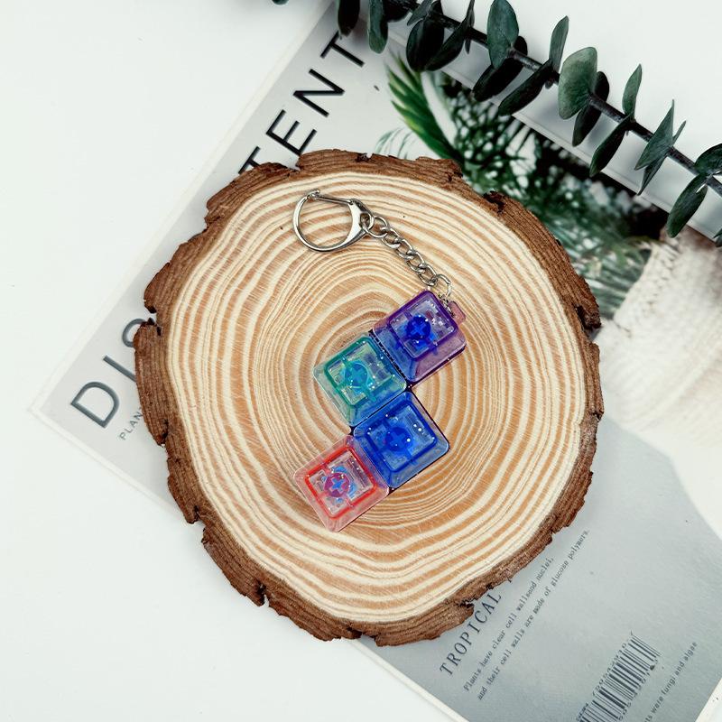 Mechanical Keyboard Mute Shaft Tester Sugar Cube Press Key Decompress Toy Key Pendant Vent Decompressor Button