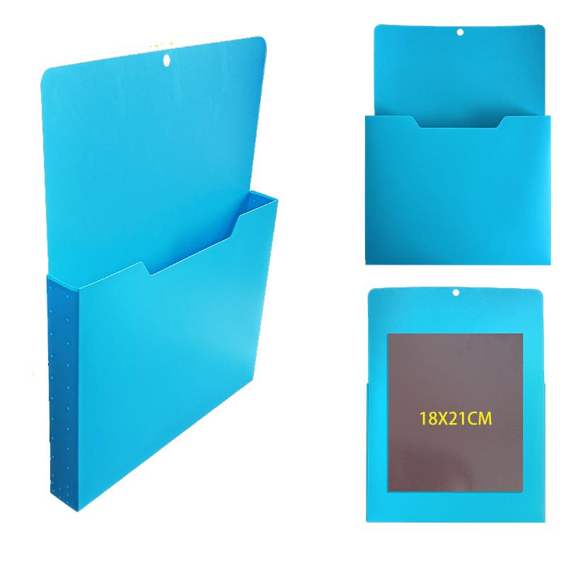 Heavy Duty Premium Magnetic Wall Mounted File Box Document Holder Organizer Rack for Office Supplies and Stationery Storage