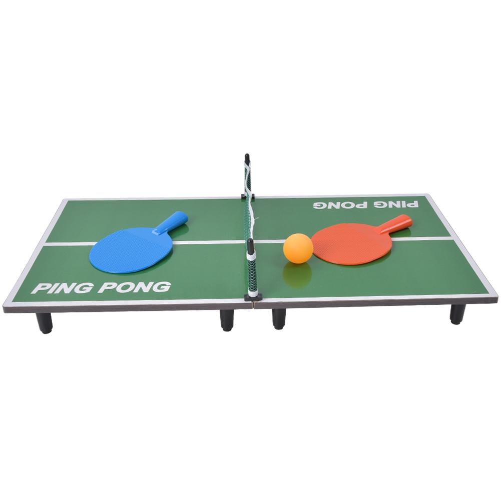 Indoor Mini Tischtennistisch Spiel Klappbarer Ping Pong Tisch Eltern-Kind Unterhaltungsspielzeug