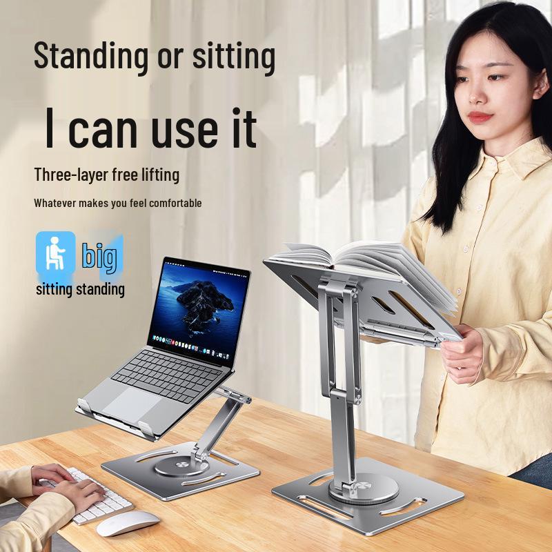 Germany 2026 Paifan Alloy 360° Rotating Reading & Tablet Stand for Laptops