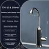 3400W Stainless Steel Intelligent Variable Frequency and Temperature Regulating Faucet LED Temperature Display Screen Hot and Cold Dual-purpose Faucet
