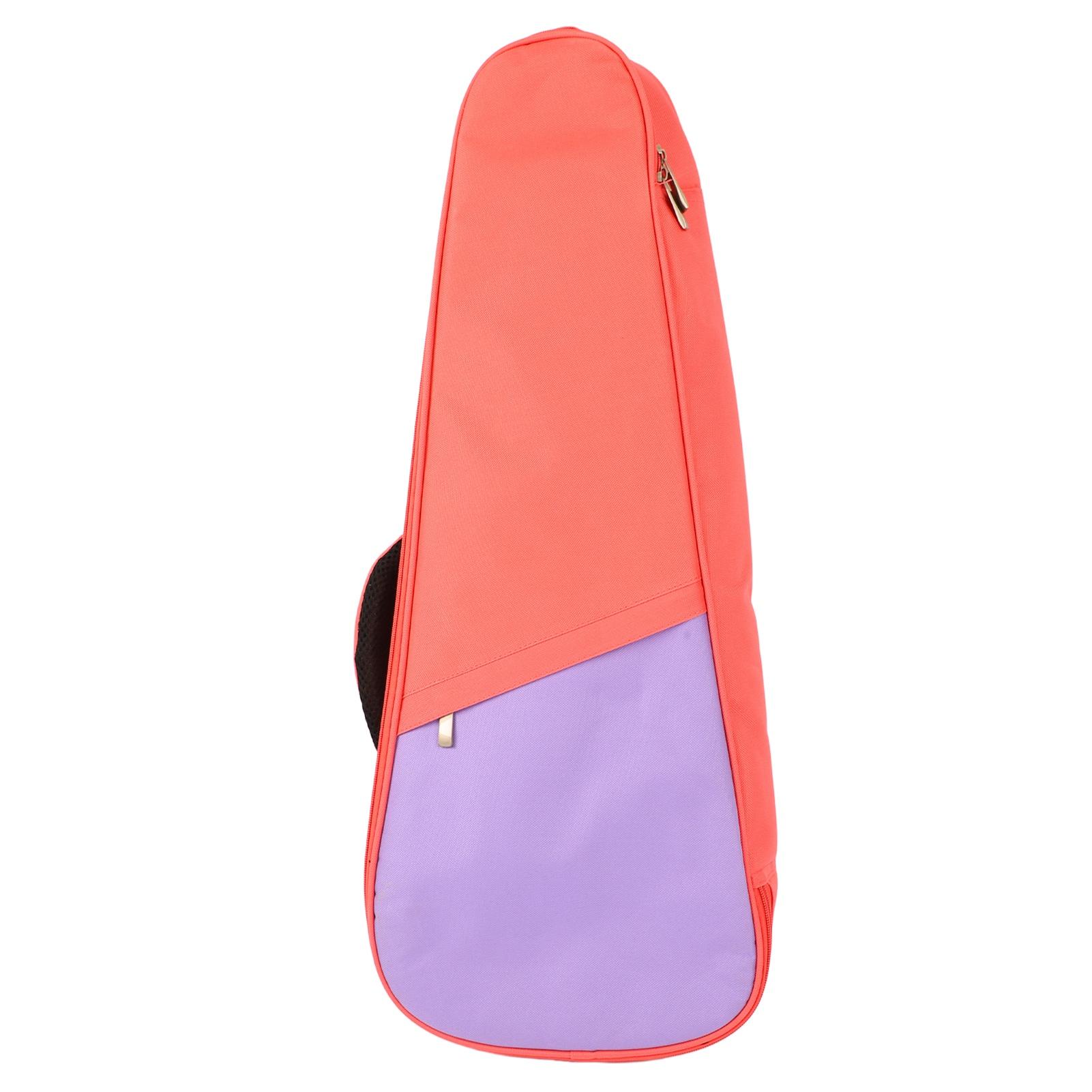 

26inch 27inch Ukulele Case Bag Colorful Heavy Sponge Padding Waterproof Shoulder Strap Gig Bag Pink розовый