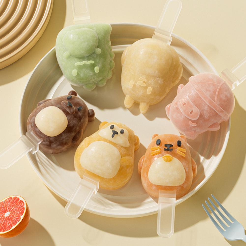Homemade Ice Cream Mold With Lid Quickly DIY Popsicle Ice Cream Tray For Children Adults
