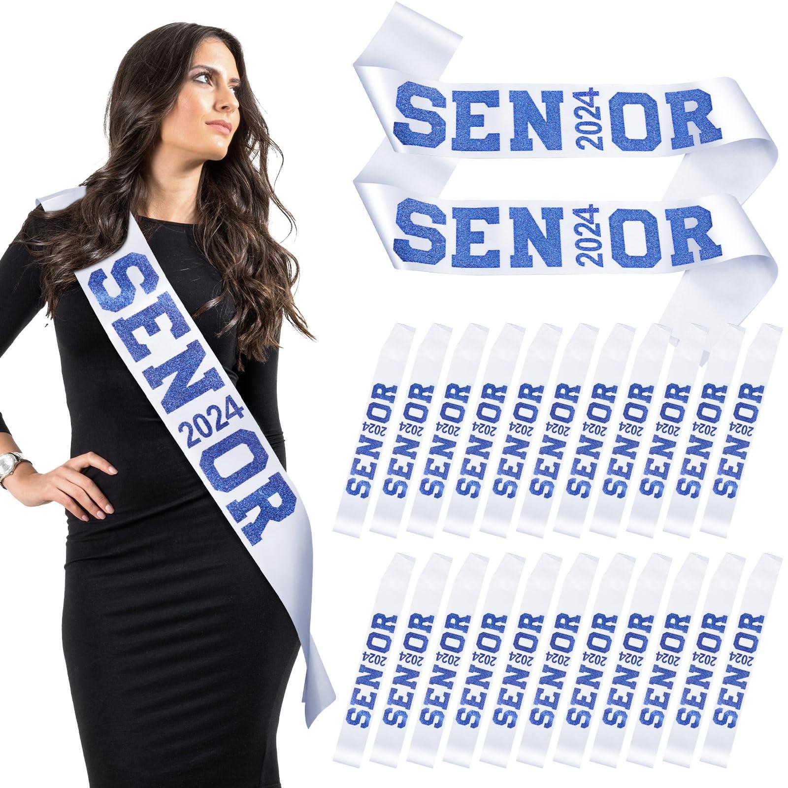 

Атласные пояса Matsui Senior 2024 с блестящими буквами, пояс болельщика, пояс для выпускных торжеств, пояс для старшего поколения, конкурс классов One Size