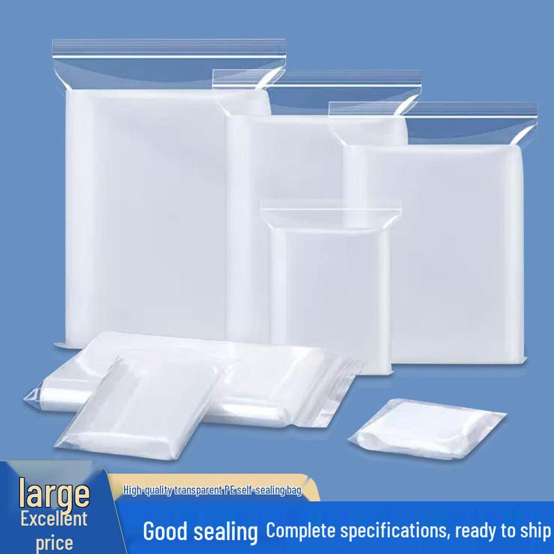 Thickened Transparent Self-Sealing PE Storage Bag for Jewelry