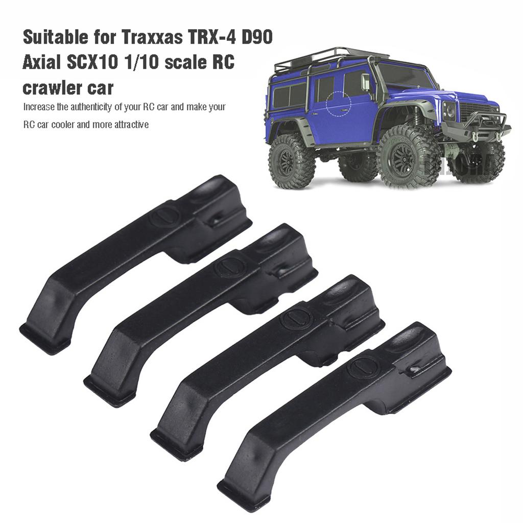 4 Pcs Plastic Simulation Door Handles for Traxxas TRX4 D90 Axial SCX10 110 RC Crawler Car