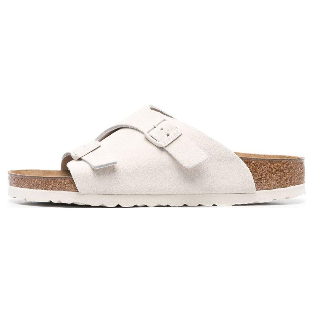 Birkenstock Zurich Comfortable Minimalist Versatile Rubber Sole Non-Slip Slide Sandals Women sandals Off-White 1025008 39