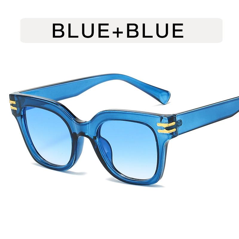 European American Stylish Women Sun Glasses Square Shape UV Protection Men Sunglasses Driving Travelling Woman Sun Glass
