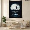 Coraline Tale Darkness Wonder Tapestry Wallmounted Fashion Print Homestay Soft Decoration Tapestry Atmospheric Background Cloth Christmas Gift