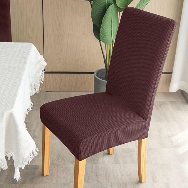 Vanntette Jacquard Stoltrekk Vevd Ensfarget Mais Elastisk Kornmønster Kjøkken Kontor Stoltrekk Støvtett For Spisestue