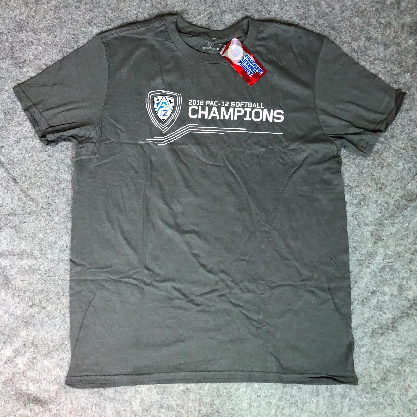 

Oregon Ducks Mens Extra Large Gray Short Sleeve Tee Pac 12 NCAA Softball NWT XL