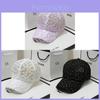 Style Women Daisy Embroidery Baseball Cap With Sunshade For Summer Casual Wear