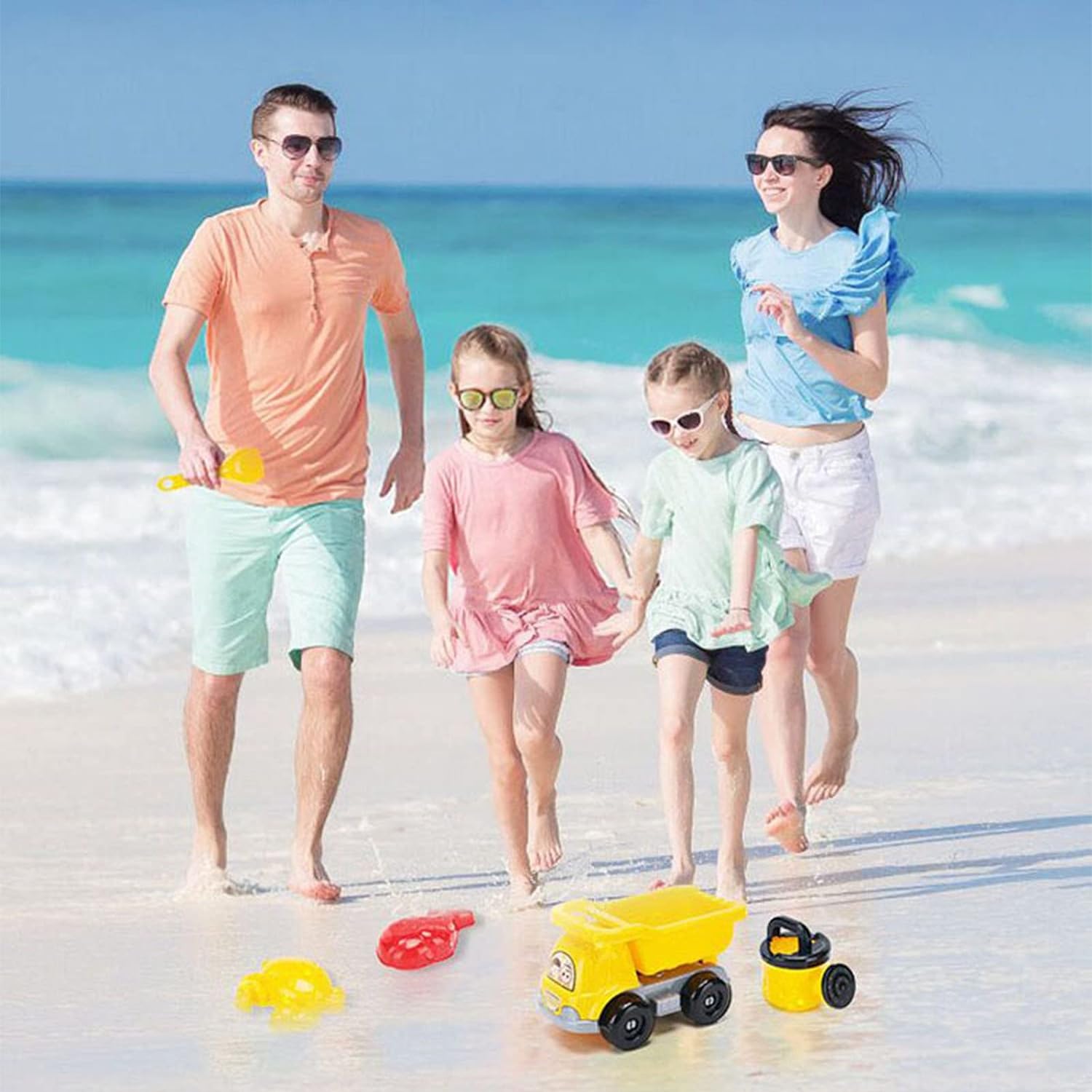 Пляжный песочный набор игрушек — фото 8