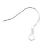 6pcs/pack Genuine 925 Sterling Silver Hook Ear Wire Hook Findings For DIY Jewelry Making Earring Accessories
