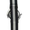 Les Trésors De Lily [Q4416] - 'Cameleon' Watch Set Grey Black Silver (2 Bracelets)