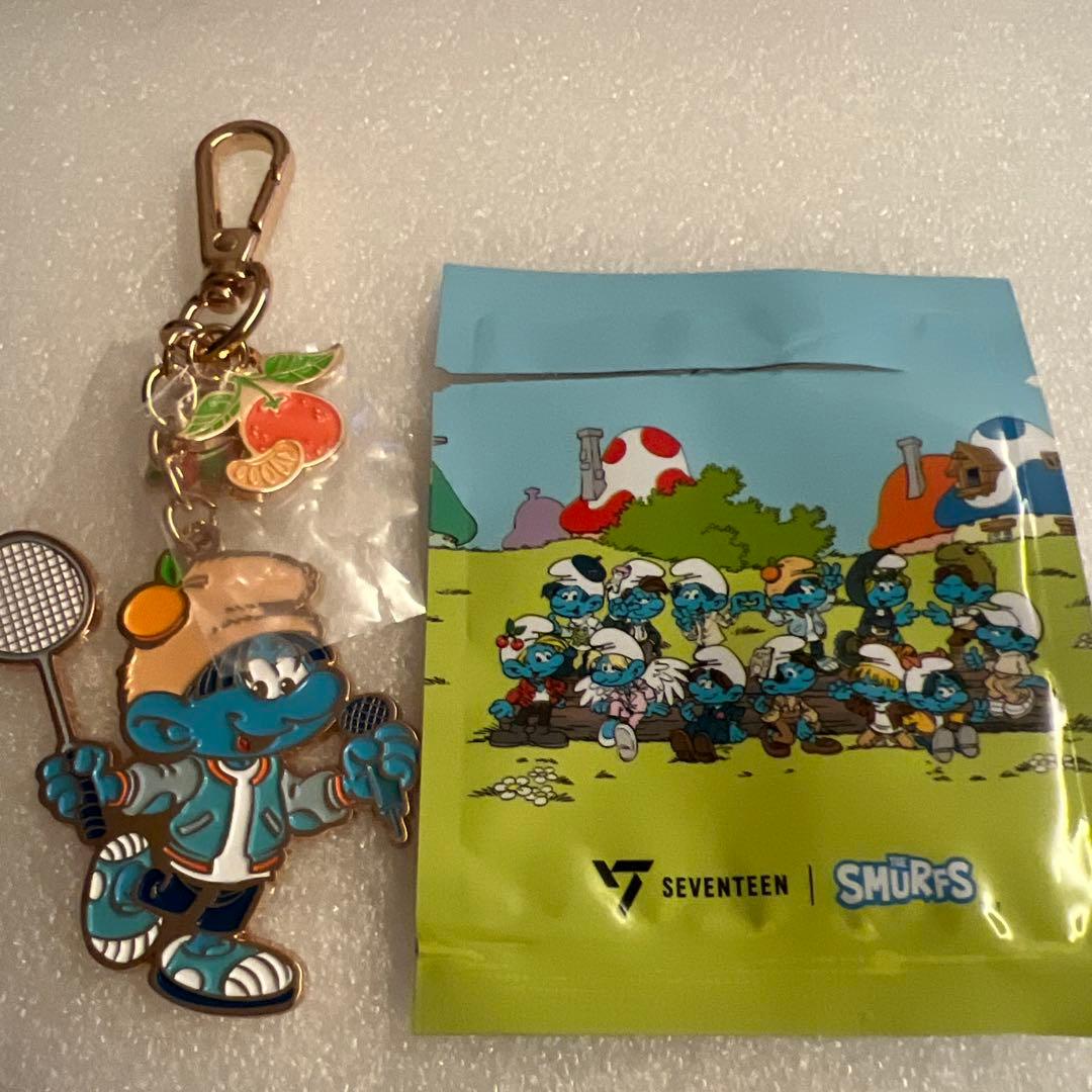 [USED] SEVENTEEN Isaac Toast Smurf Seungkwan Key Ring