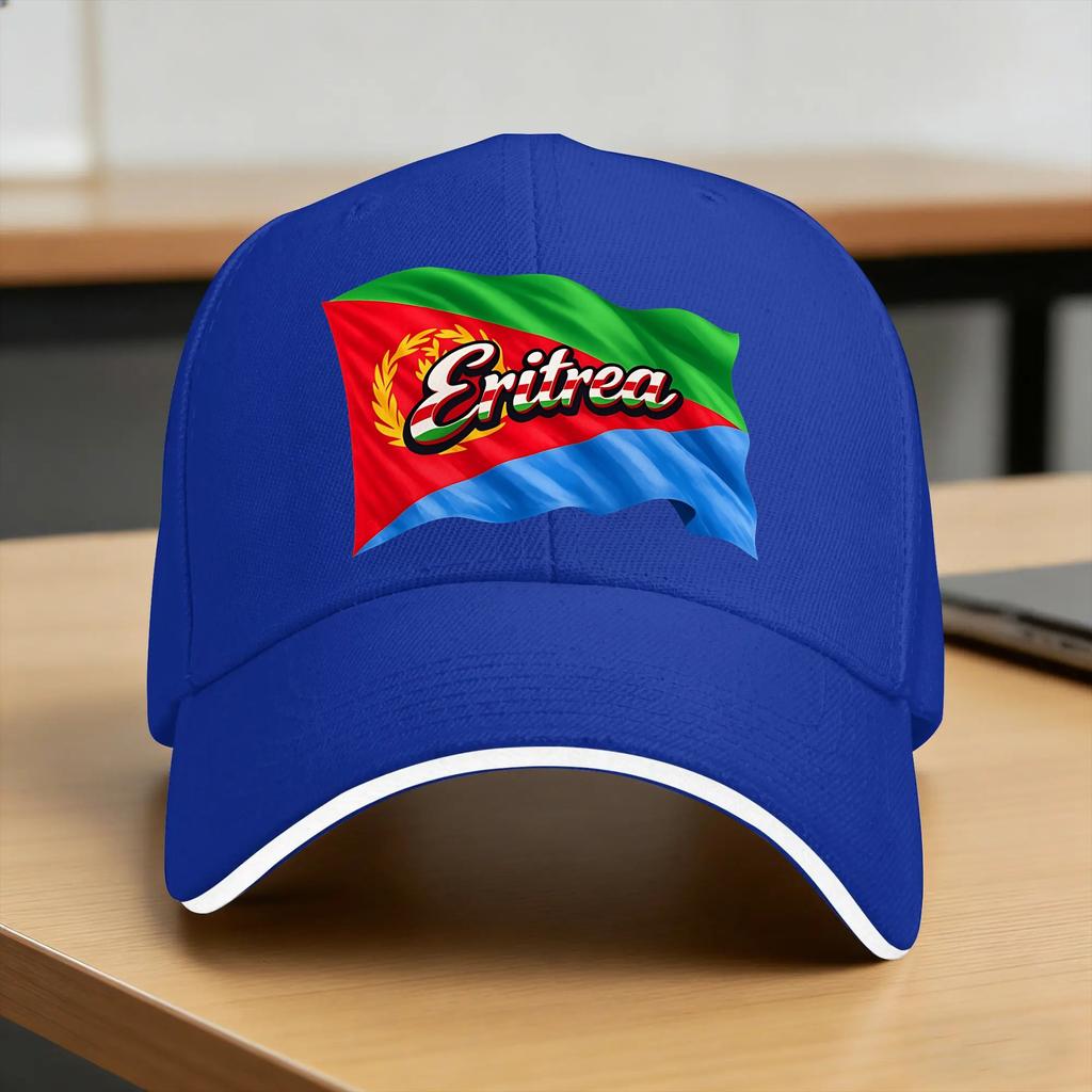 Eritrea Flag Sun Baseball Cap Summer Women Unisex  Design Trucker Hat High Quality Vintage Kpop Rock Snapback Cap