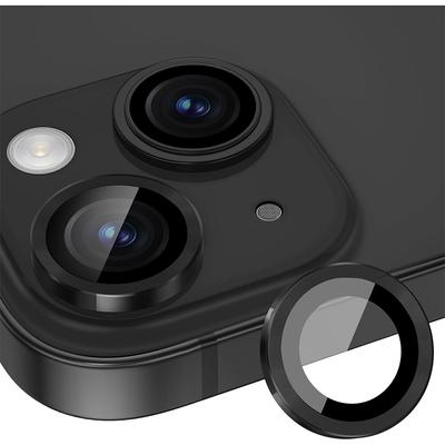 Kameraobjektivschutz für iPhone 15 Pro Max 14 Plus 13 Mini 12 11 15Pro 15Plus 14Pro 14Plus Individueller Metallring 9H Härte Schutz Zubehör
