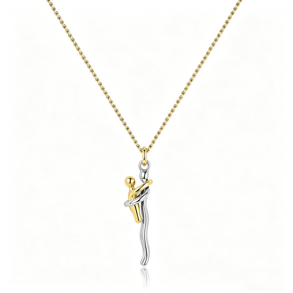 Versatile Hug Necklace Pendant - Fashionable Mother's Day Emotional Gift Ornament