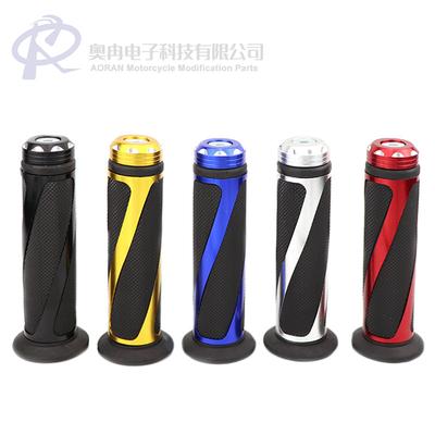 CNC 7/8" 22mm Universal Motorcycle Handlebar Handle Bar Grips Set For Suzuki Honda Yamaha Ducati Kawasaki Motocross Motor Grips