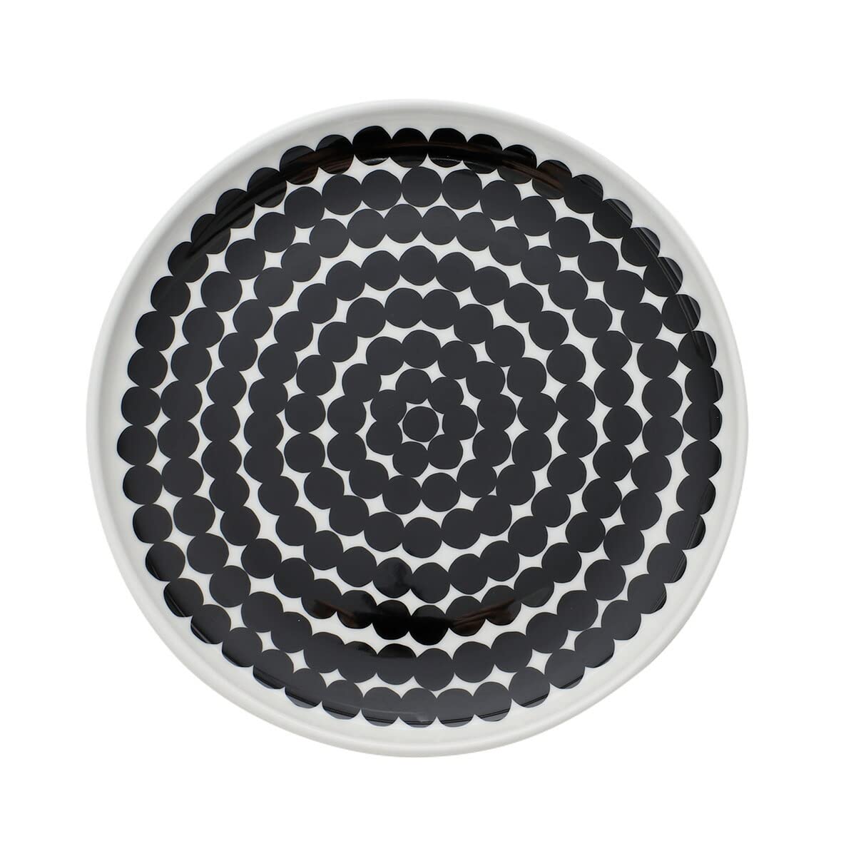 

Marimekko Siirtolapuutarha 20cm Plate, White and Black, 067265 190 [Parallel Import]