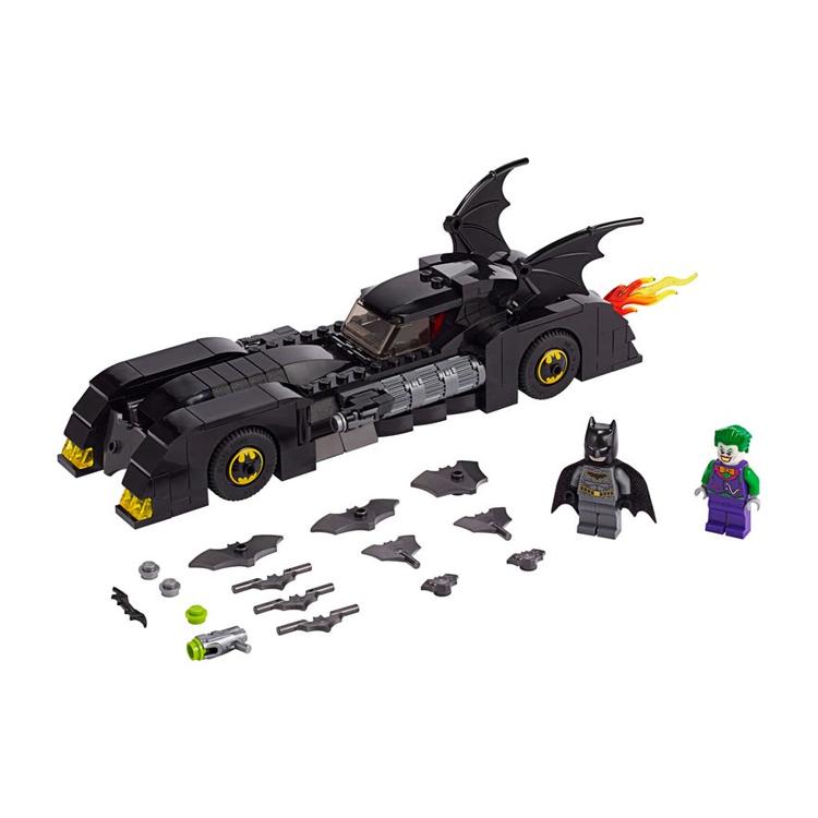 LEGO Super Hero Collection Batman And The Batmobile In Pursuit Of Joker Building Blocks 342 76119