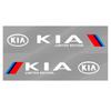 2pcs Car Side Body Sports 3D Sticker Decals Car Accessories For KIA Sportage Rio 3 Soul Optima Ceed Pro K5 K2 k6 K7 K8 Pride