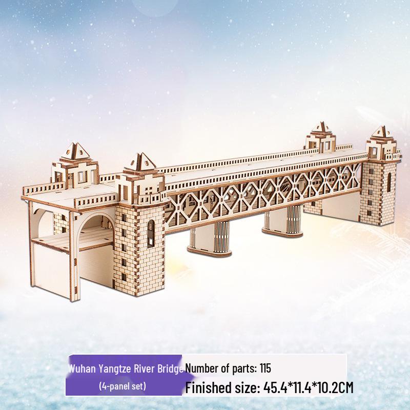 Chinese-Style 3D DIY Wooden Villa Model Kit