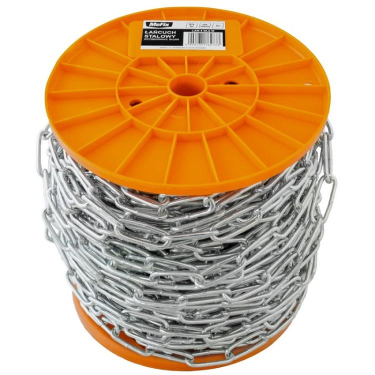 Long Chain D-2 3Mm Galvanized Meter - 66 Mb - Lan 3 Dlz M