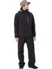 Namelessage Rainwear Set and for Men and Rain Raincoat (Nameless Age) (Top Bottom) Women, NASR-310, Black, XXL, Suit,
