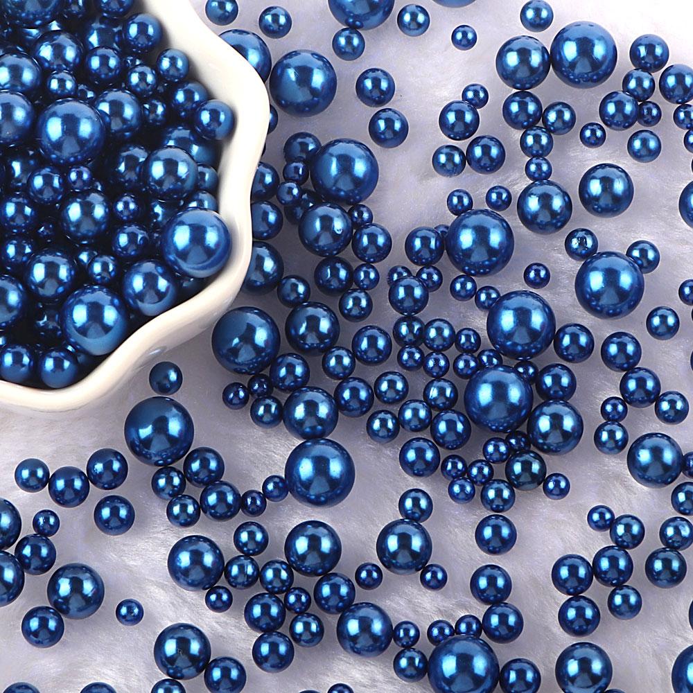 3-10mm 10g No Hole ABS Imitation Pearl Bead Round Plastic Acrylic Spacer Bead for DIY Jewelry Making Findings