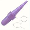 4pcs/set Wire Wrap Tool Set 3 Different Shapes Square Round and Triangle Plus Interchangeable Handles Metal Jewelry Molding