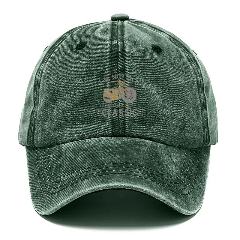 Personalisierbare Vintage-Waschbaumwoll-Baseballkappe für Herren mit Motorradmuster Hüte Reitkappen Papa-Kappe Verstellbar Roadtrip Outdoor-Hut