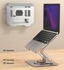 Adjustable Rotatable Metal Laptop Stand with Cooling and Height Adjustment Features