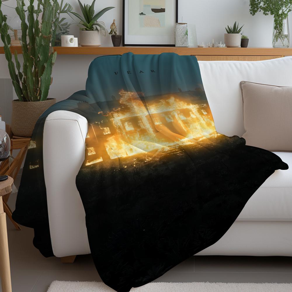 NF FEAR Rapper Decke Design Leicht Für Schlafsäle, Nickerchen, Wohnzimmer, Büro, Sofa, Ganzjahres