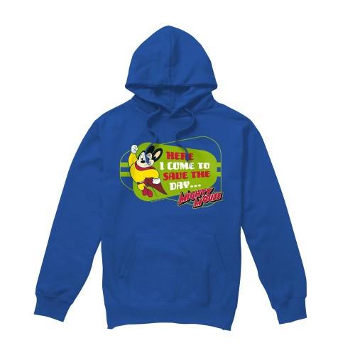 Mighty Mouse Mens Here I Come Hoodie