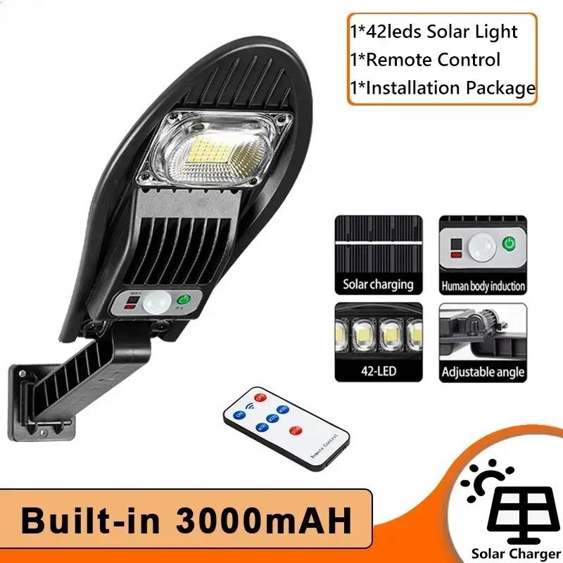 

5000LM Яркие солнечные фонари Наружные водонепроницаемые солнечные фонари Датчик движения Солнечное светодиодное наружное освещение Уличный садовый светильник 4500LM-W776