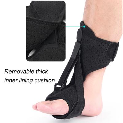1Pc Afo Drop Foot Brace, Adjustable Foot Drop Orthotic Brace Plantar Fasciitis Recovery Foot Splint Support, Prevent Orthopedic