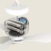 Rechargeable Ceiling Fan with Remote 4Speeds USB Ceiling Fan Hangings Fan for Camping Bed Camping Tent Canopys Cubicle