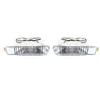 1 Pair For  VW Golf 2 MK2 Jetta 2 MK2 1980-1992 Front Turn Signal Bumper Indicator Light Lamp With Harness