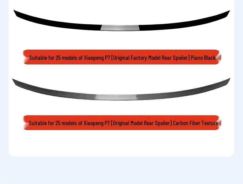 Compatible with Xiaopeng tail wing, windshield, no-drill mods, exterior accessories, etc.