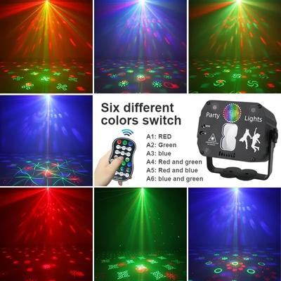 Sound Activated DJ Disco Laser Party Lights LED Strobe Lamp for Christmas Halloween Party