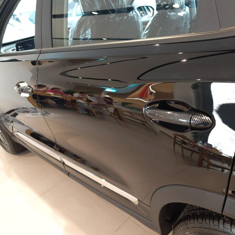 For EBRO S700 2025 2026 Door Handle Cover Protective Strip s700 ABS Carbon Black Decorative Sticker Styling Accessories