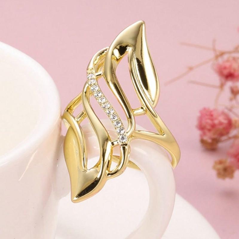 1 PC Elegant Cubic Zirconia Ring For Women For Wedding Engagement Anniversary Party Band Jewelry Valentine's Day Gift Valentines Mother's Day,Gift