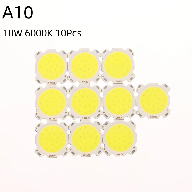 10ks LED čipů 3W 5W 7W 10W LED zdrojový čip Vysoce výkonná LED COB Boční žárovka Světlo Lampa Reflektor Stropní svítidlo Světla
